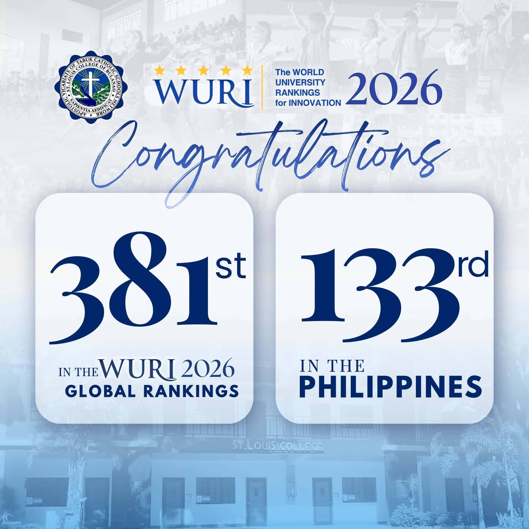 SLCB 3rd Year WURI Recognition